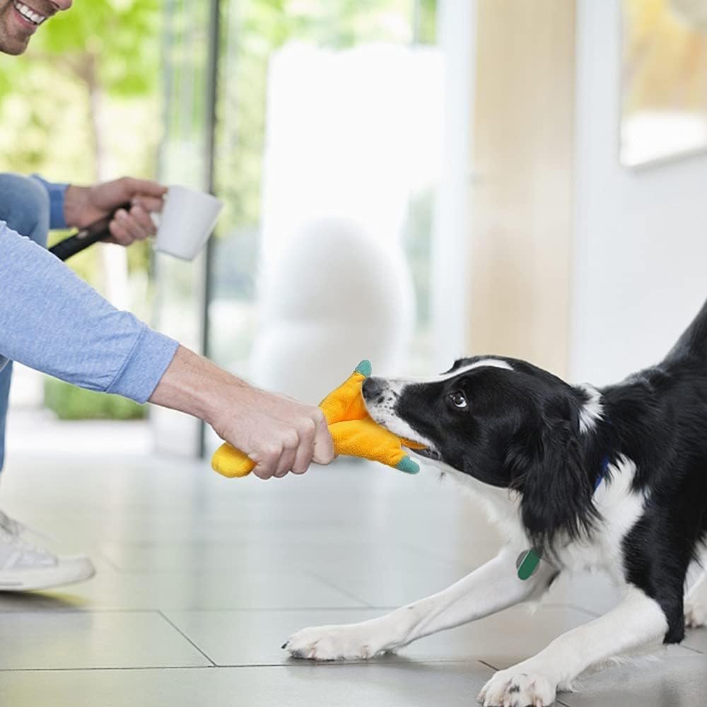 No Stuffing Dog Toys,5 Pack Dog Squeaky Toys Crinkle Plush Dog Toys Set for Puppy Teething, Durable Dog Chew Toys for Small Medium Dog,Cute Holiday Pet Toys for Playing Training Reducing Boredom - Image 9