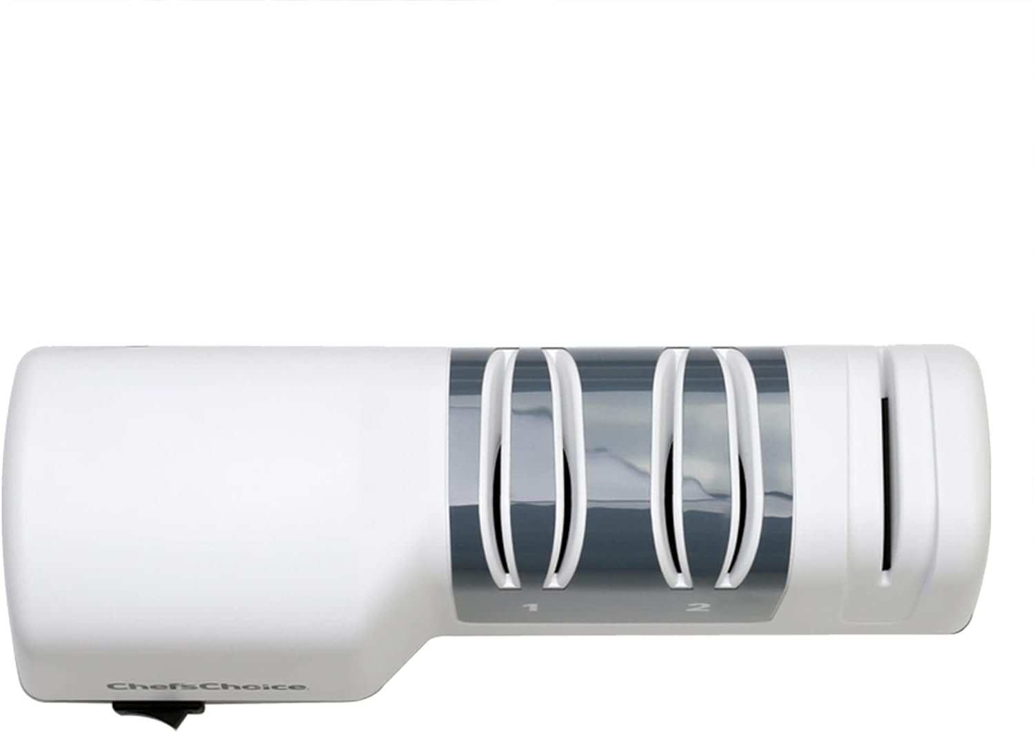 Chef'sChoice Hybrid Knife Diamond Abrasives, Combines Electric and Manual Sharpening for 20 Degree Straight Edge and Serrated Knives, 3-Stage, White - Image 3