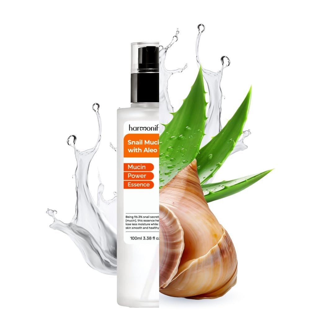 Snail Mucin Serum for Face with Aloe Vera, 96,3% Snail Secretion Filtrate Repairing Essence, Korean Skin Care Hydrating Facial Serum, Personal & Skin Care, 3.38 fl.oz - Image 9