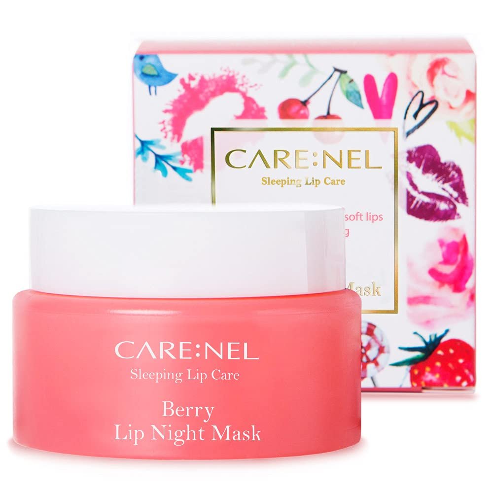 CARENEL Berry Lip Sleeping Mask 23g - Lip gloss and Moisturizers Long lasting Night Treatments Lip care balm Chapped cracked lips dry lips for girls, women and Men (Berry) - Image 2