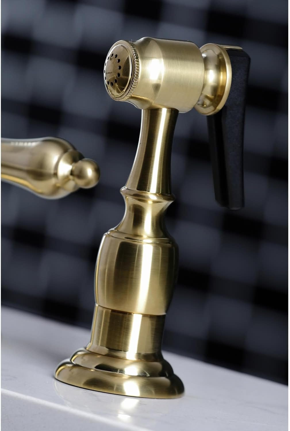 Kingston Brass KB1795ALBS Heritage 8-Inch Centerset Kitchen Faucet, Oil Rubbed Bronze , Oil-Rubbed Bronze - Image 10