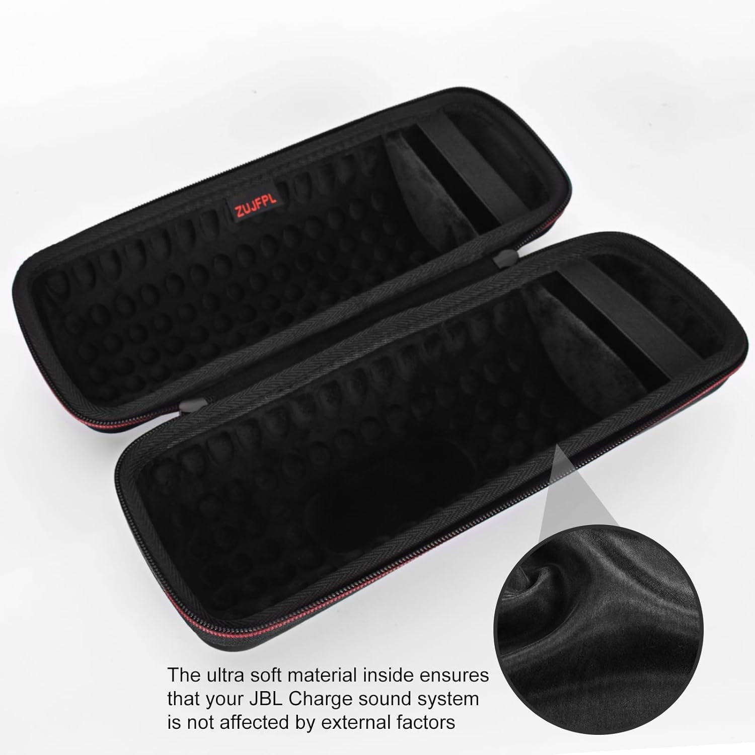 EVA Hard Case Compatible with JBL Charge 5 / Charge 4 Bluetooth Portable Speaker,Fit for JBL Charge 4 / Charge 5 Premium Travel Protective Carrying Storage Bag(Black) - Image 7