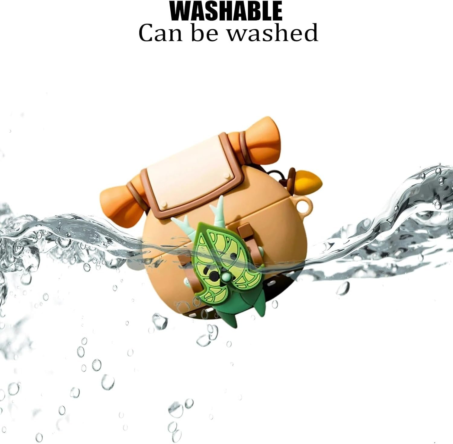 Silicone Korok Case Compatible with Airpods Pro/Pro 2nd Generation with Keychain, Cute Anime Yahaha Shockproof Protective Cover for Kids for Airpods Pro 2 - Image 4