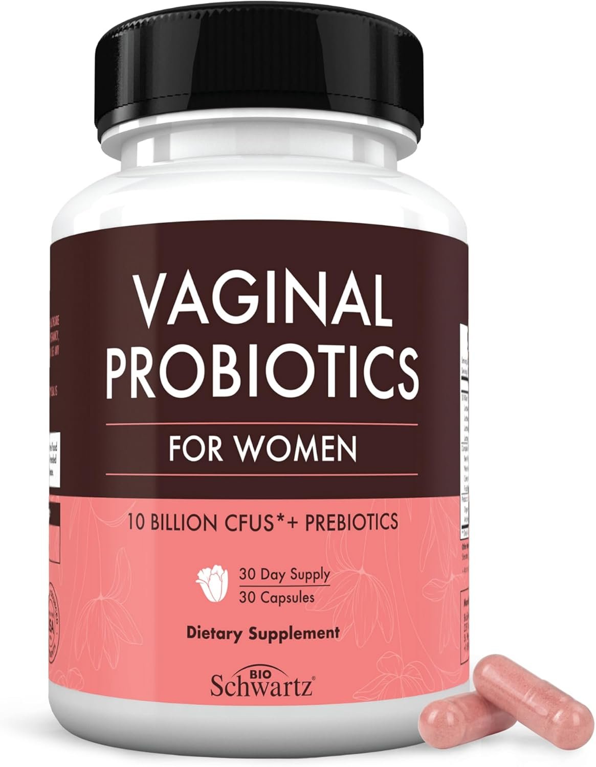 Vaginal Probiotics for Women Supplement with Prebiotics and Lactobacillus Crispatus - Supports Vaginal Health by Promoting Healthy Vaginal Odor, Flora, PH Balance - 30 Day Supply, 30 Capsules - Image 2