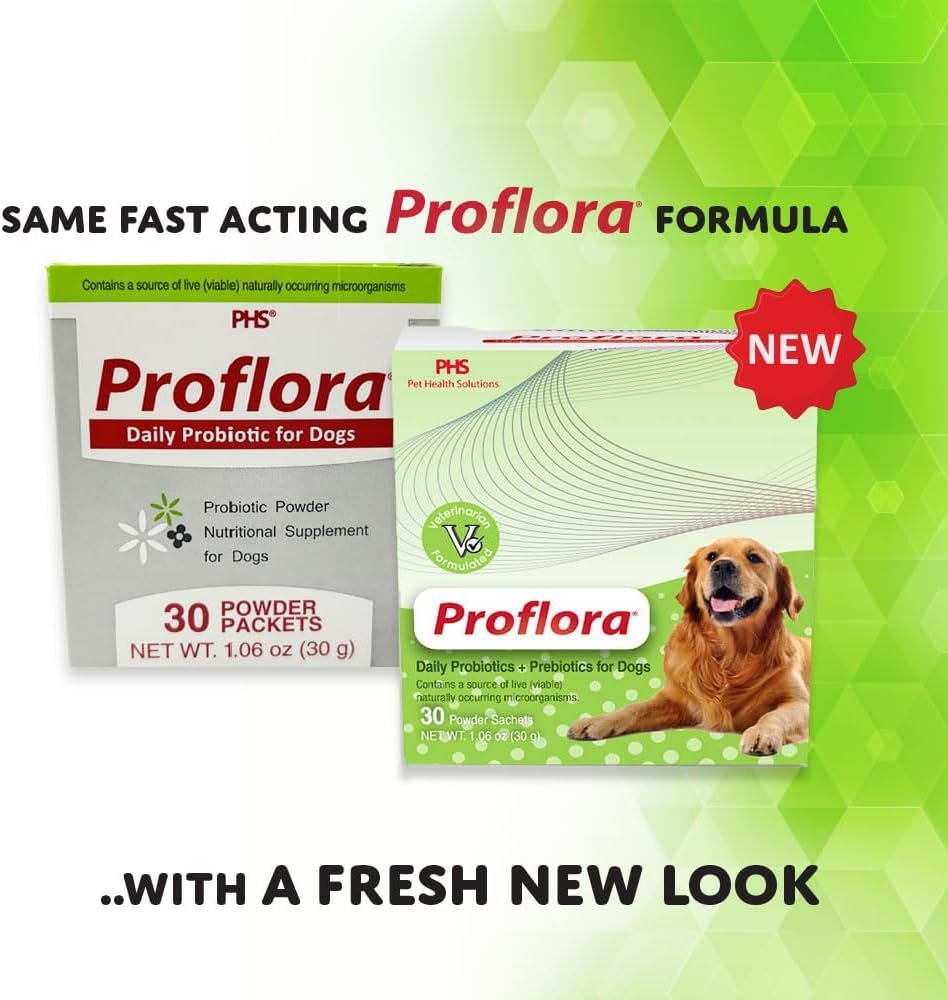 Proflora Probiotics for Dogs-Complete Gut Health & Immune Support. Easy to Use Digestive Multi-Strain Probiotics. Easier Diet Transitions, Healthier Skin & Coat & Helps Treat Diarrhea. 30 Packets. - Image 6