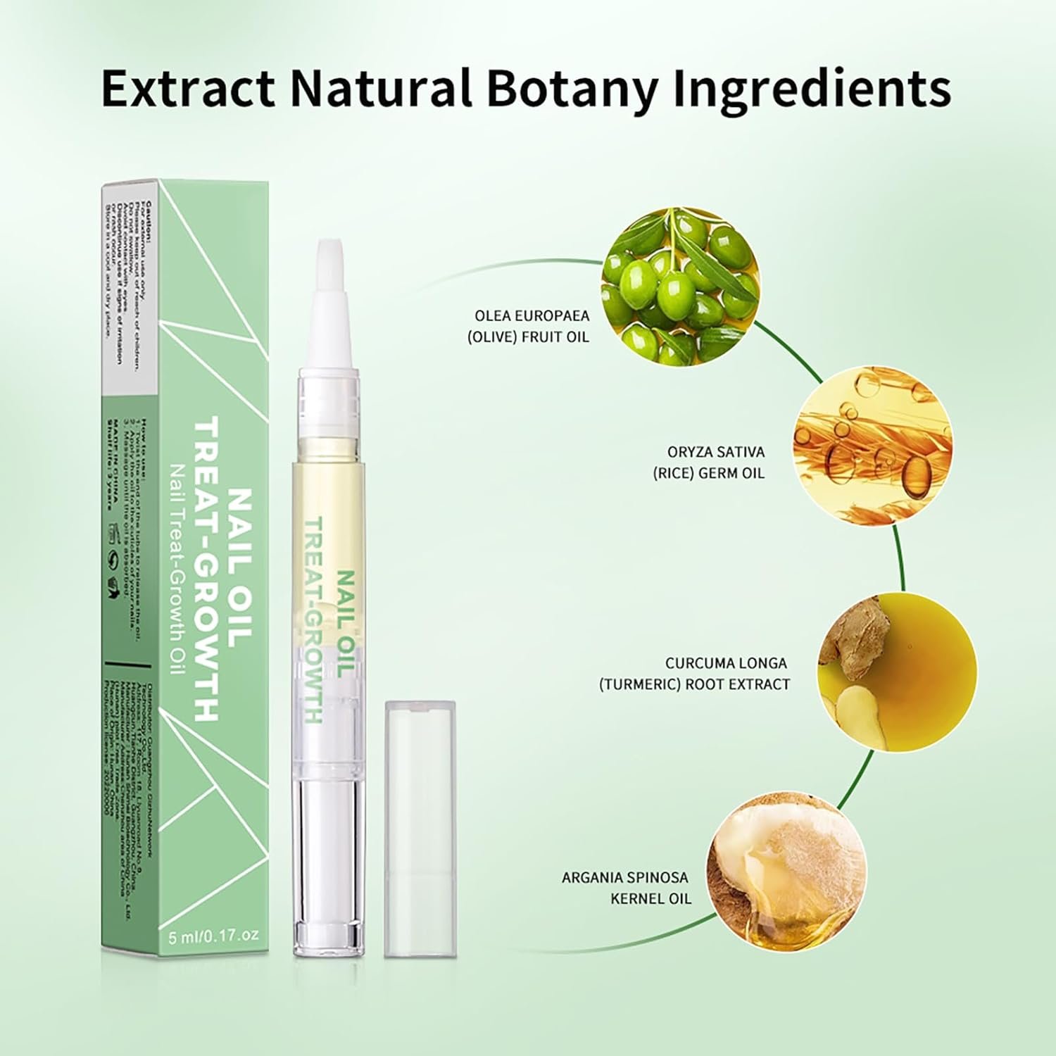 Nail Growth Oil Pen, Cuticle Oil Pen for Nail Growth, Nail Strengthener, Cuticle Oil for Nails, For Repair Damaged Nails, Add Shine, Strong Nail Surface, Growing Nails - Image 4