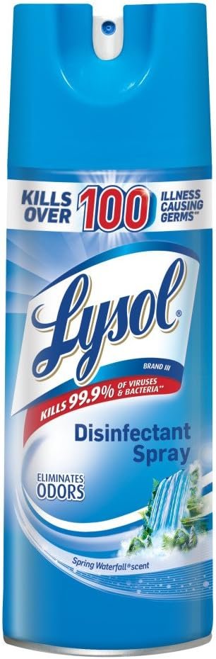 Lysol Disinfectant Spray, Spring Waterfall, 12.50-Ounce (Pack of 12) - Image 2