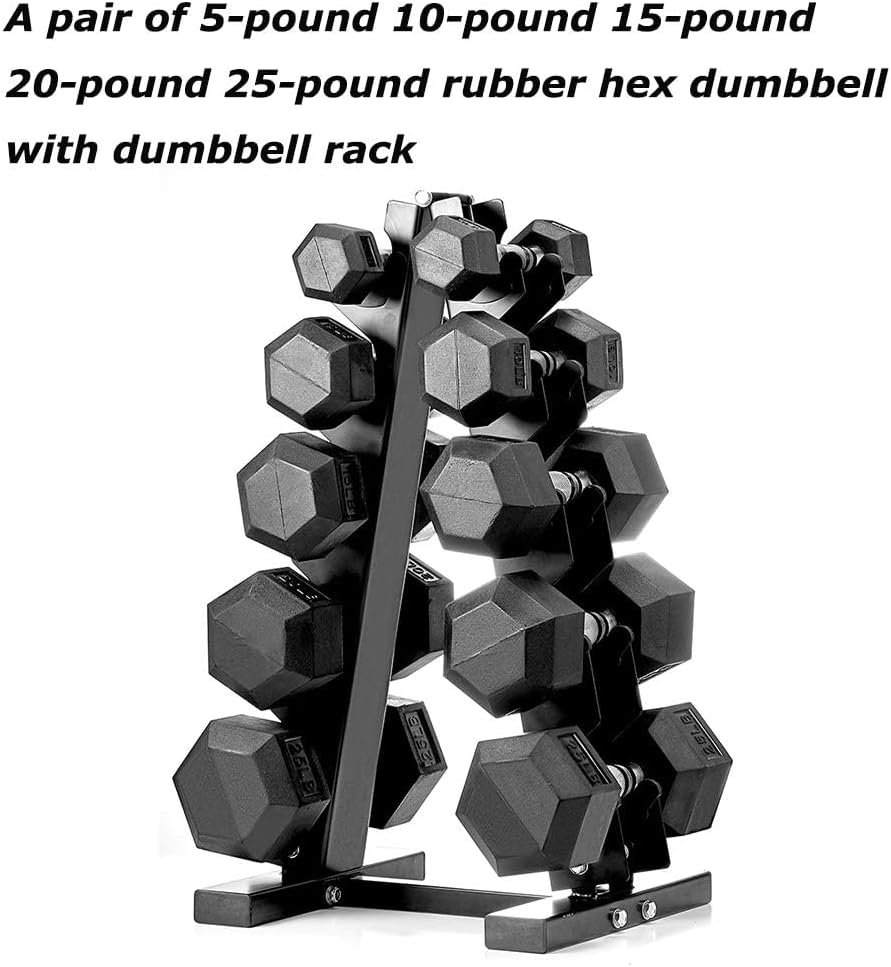 PAPABABE Dumbbell Set 60 lb, 100 lb, 150 lb, 170 lb, 210 lb, 230 lb Dumbbells with Rack for Home Gym Strength Training and Fitness - Image 3