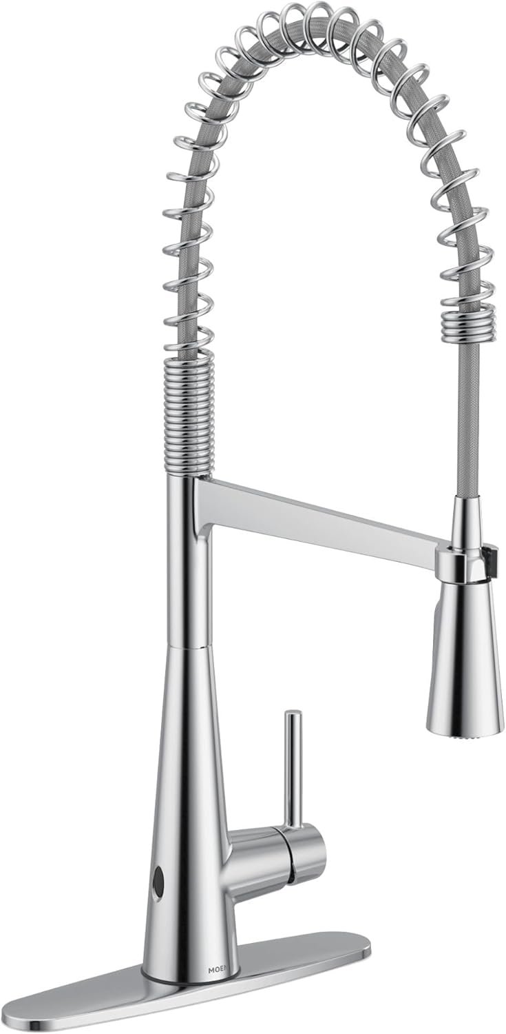 Moen 5925EWC Sleek Spring Pulldown Kitchen Faucet with Power Boost, Chrome - Image 7