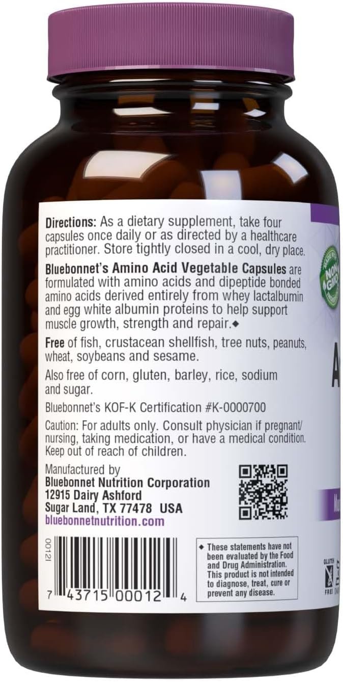 Amino Acid 750 mg 120 veg Capsules - Image 4