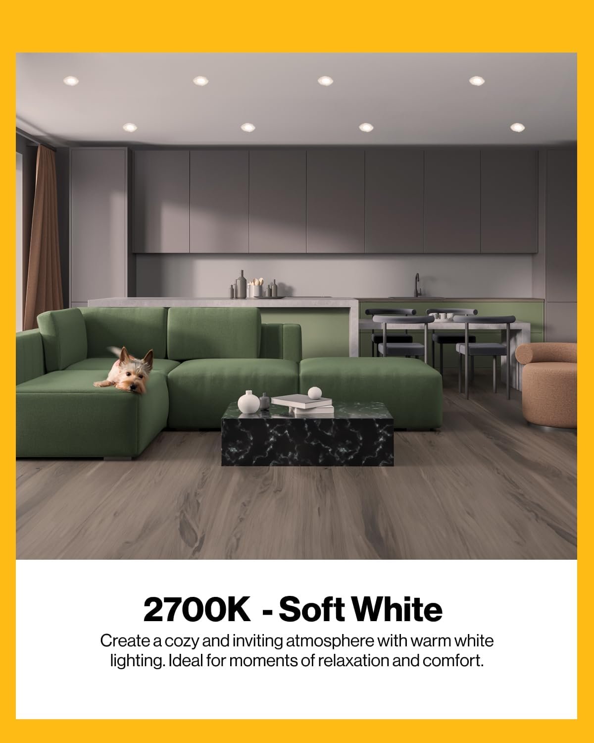 Sunco 10 Pack BR20 LED Bulbs Indoor Flood Light R20 Dimmable CRI93 2700K Soft White 50W Equivalent to 7W, E26 Medium Base, Recessed Can Lights for Home Living Area Ceiling Lights - UL - Image 4