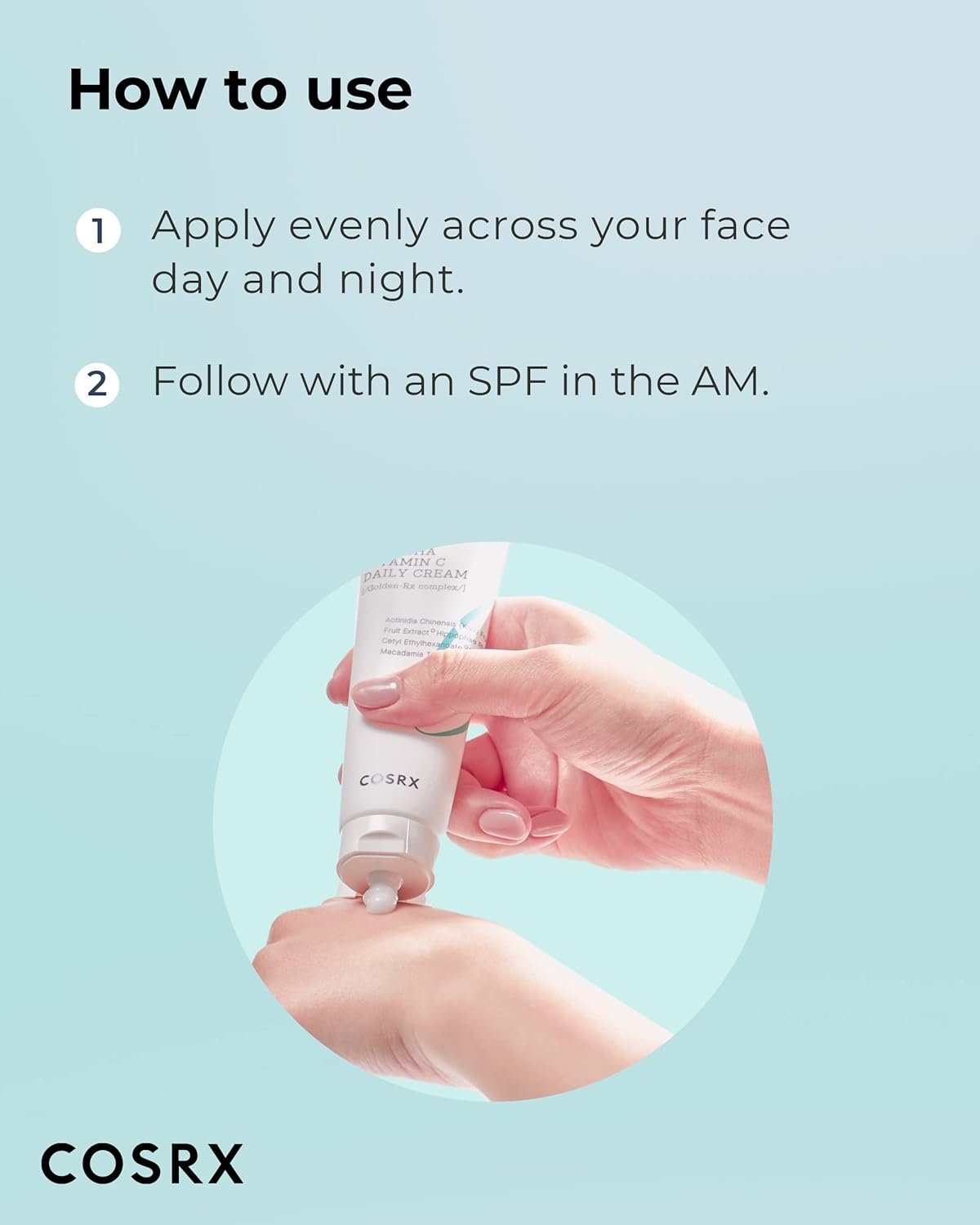 COSRX AHA BHA VITAMIN C Daily Cream 1.69 fl. oz 50 ml, Face Cream, Brighten, Anti Aging, Plumping Skin, Natural, Fruit, Korean Skin Care - Image 7