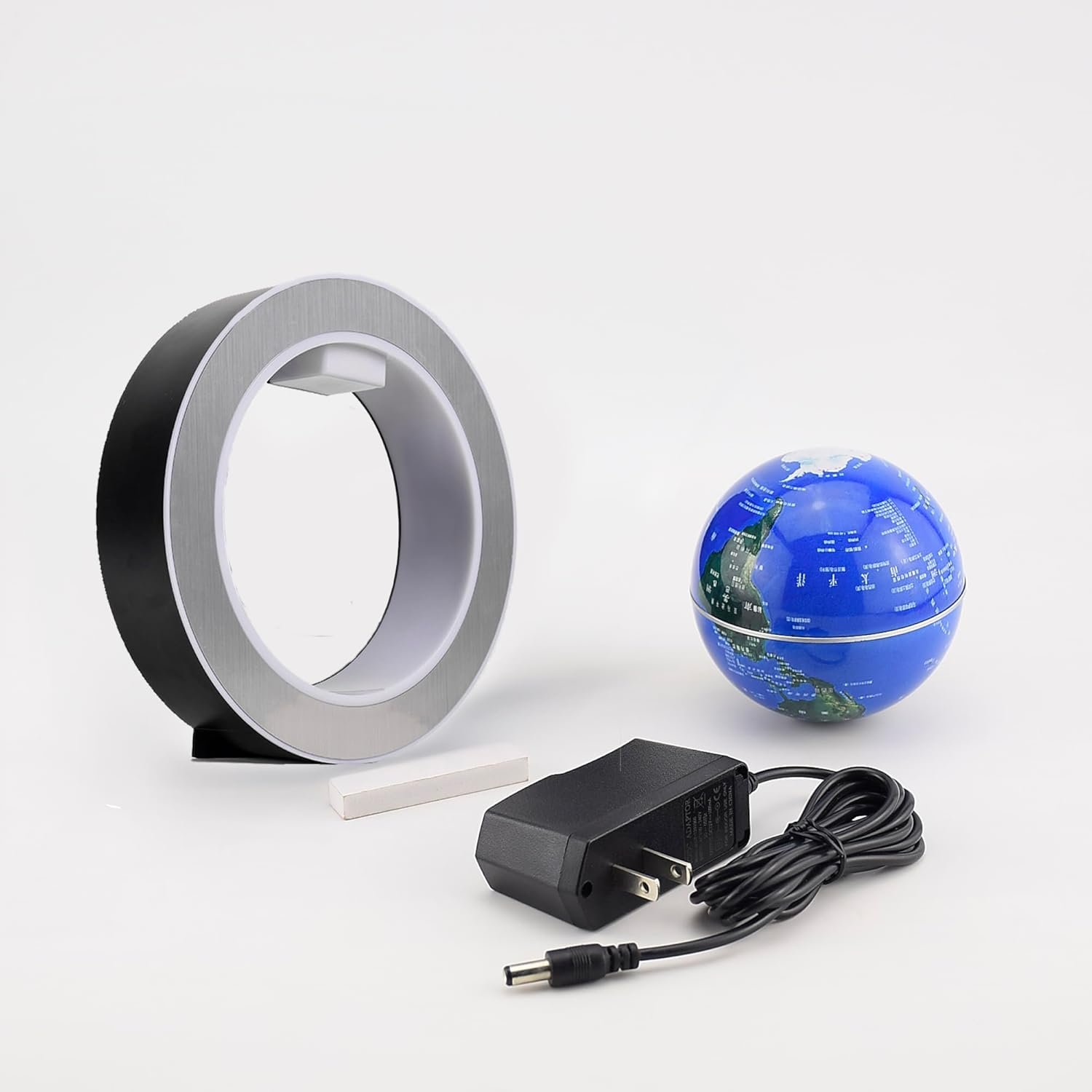 Magnetic Levitation Floating Globe with LED Light Anti Gravity Levitating World Map Office Home Desk Gadgets Decor Accessories Birthday Unique Gifts Men Kids Teacher Boss - Image 9