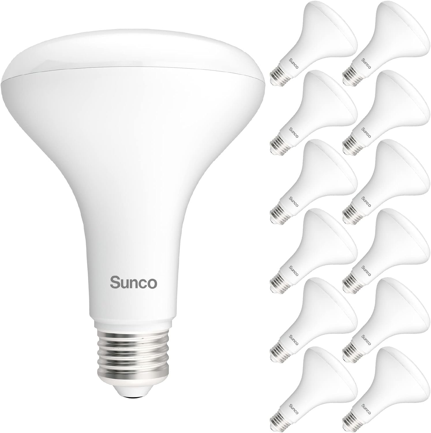 Sunco 12 Pack BR30 LED Bulbs 1600 Lumens, Indoor Flood Lights 16W Equivalent 100W, 2700K Soft White, E26 Base, Interior Dimmable Recessed Can Light Bulbs - UL Listed - Image 2