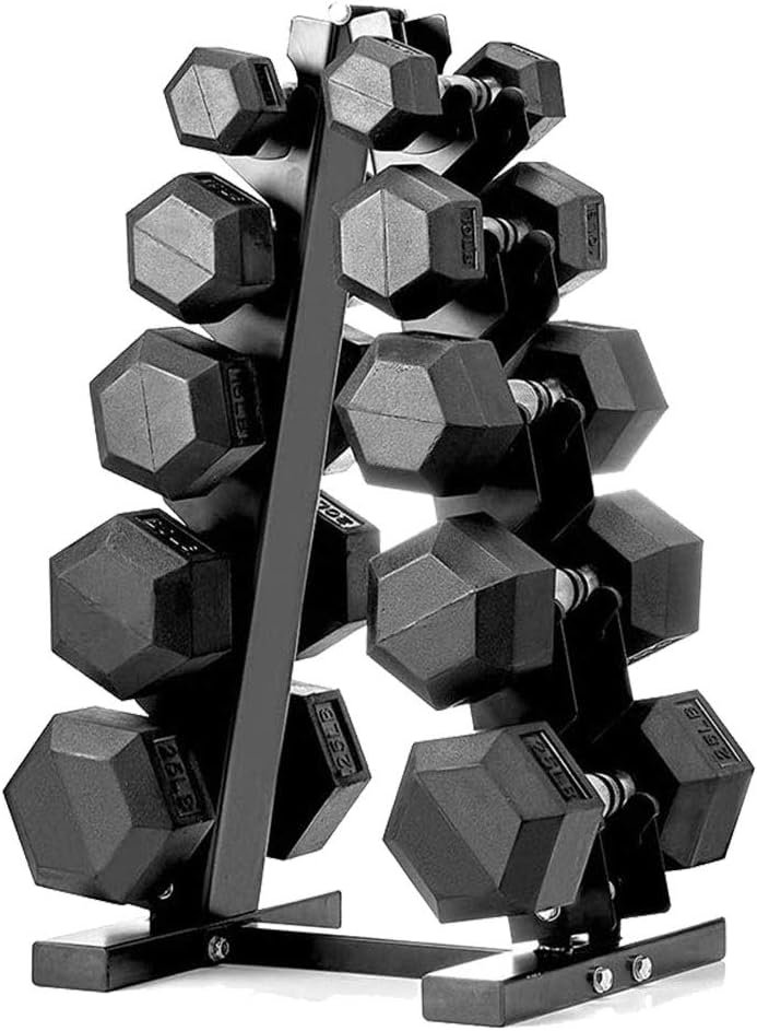 PAPABABE Dumbbell Set 60 lb, 100 lb, 150 lb, 170 lb, 210 lb, 230 lb Dumbbells with Rack for Home Gym Strength Training and Fitness - Image 2
