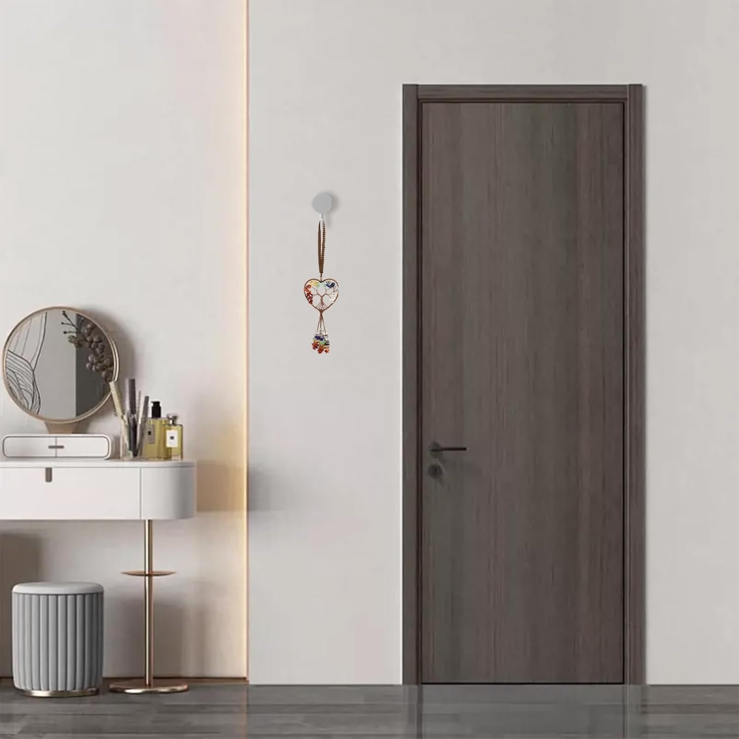 3 PCS Healing Crystals Tree of Life Hanging Ornaments, 7 Chakra Family Walls, Windows, Backpacks, Car Mirrors Hanging Accessories, Meditation Yoga Accessories - Image 6