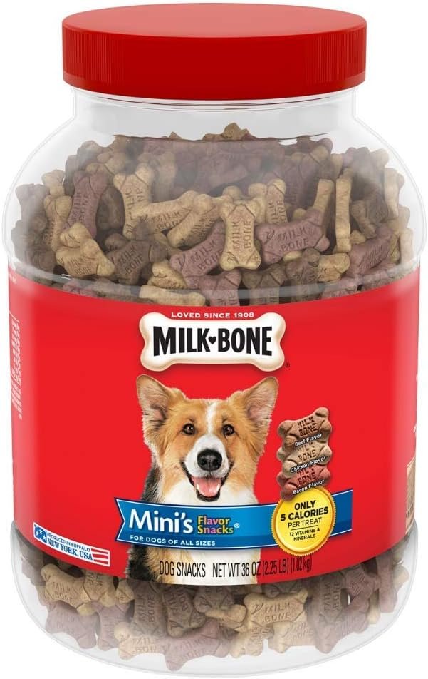 Two 36 oz. Canisters Milk-Bone Mini's Flavor Snacks, I AM Capable Magnet and Dogs Life Nation Branded Waste Bag Bundle - Image 3