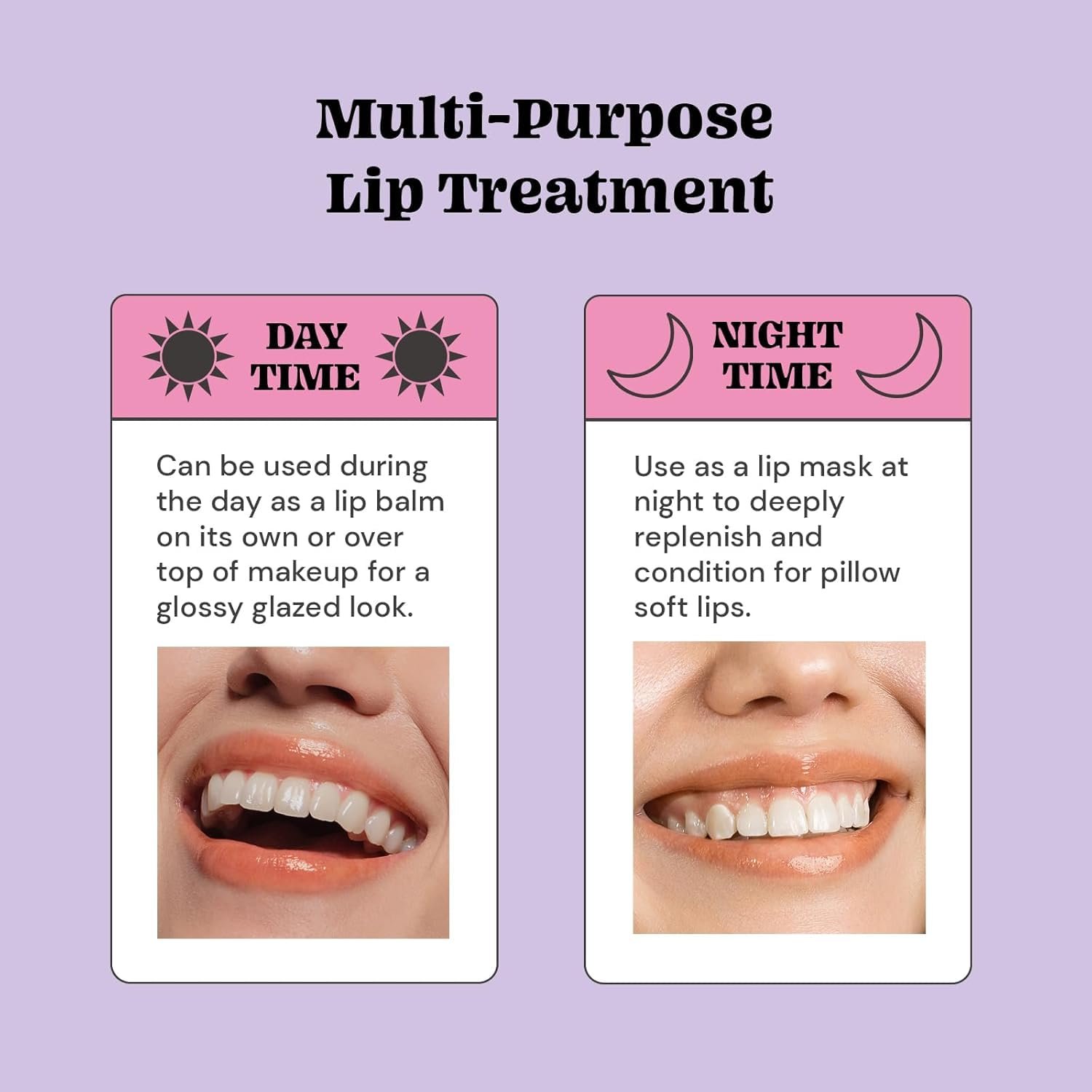 Glossmetics Lychee Berry Lip Glaze - Overnight Lip Mask for Dry Lips. Fruit Butter Lip Mask, Hydrating and Moisturizing Lip Balm for Soft, Smooth Lips. Clear, 10ml - Image 6