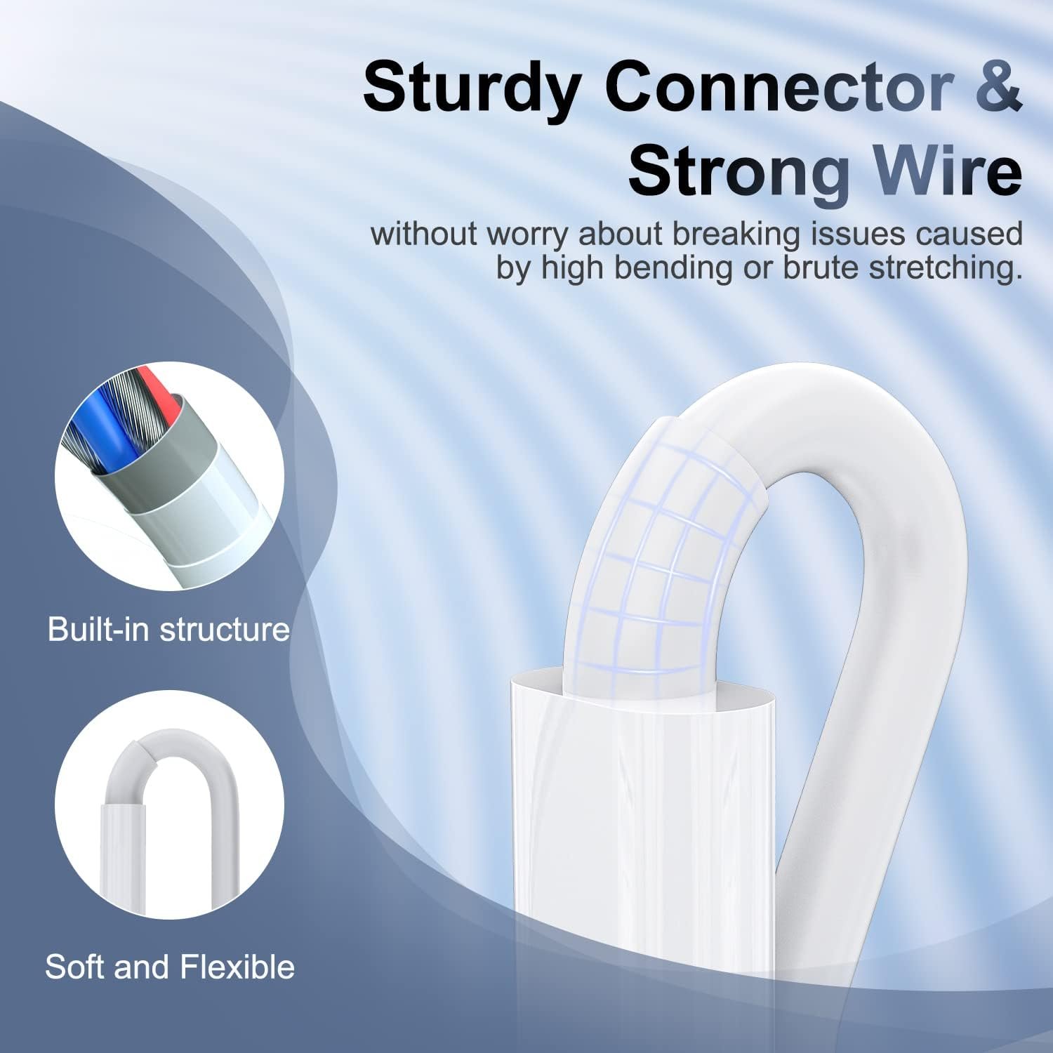 iPhone Charger Apple MFi Certified Lightning Cable 6FT Fast Charging Cord Compatible with iPhone 14 13 12 11 Pro Max XR XS X 8 7 Plus 6S / iPad/Carplay (3 Pack) - Image 6