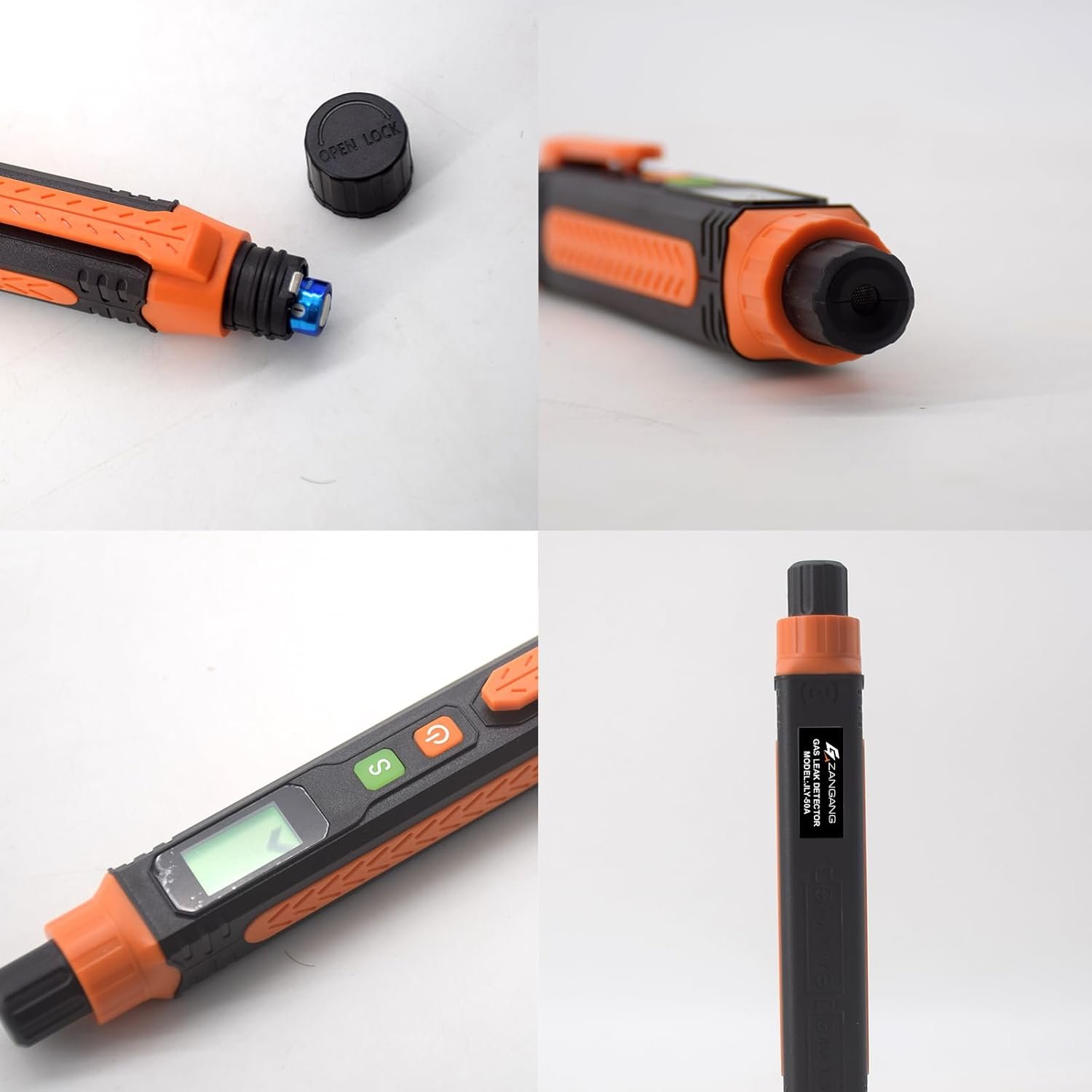 Natural Gas Leak Detector, Portable Gas Sniffer with Audible & Visual Alarm, for Combustible Gas Like Methane, Propane -50A - Image 5