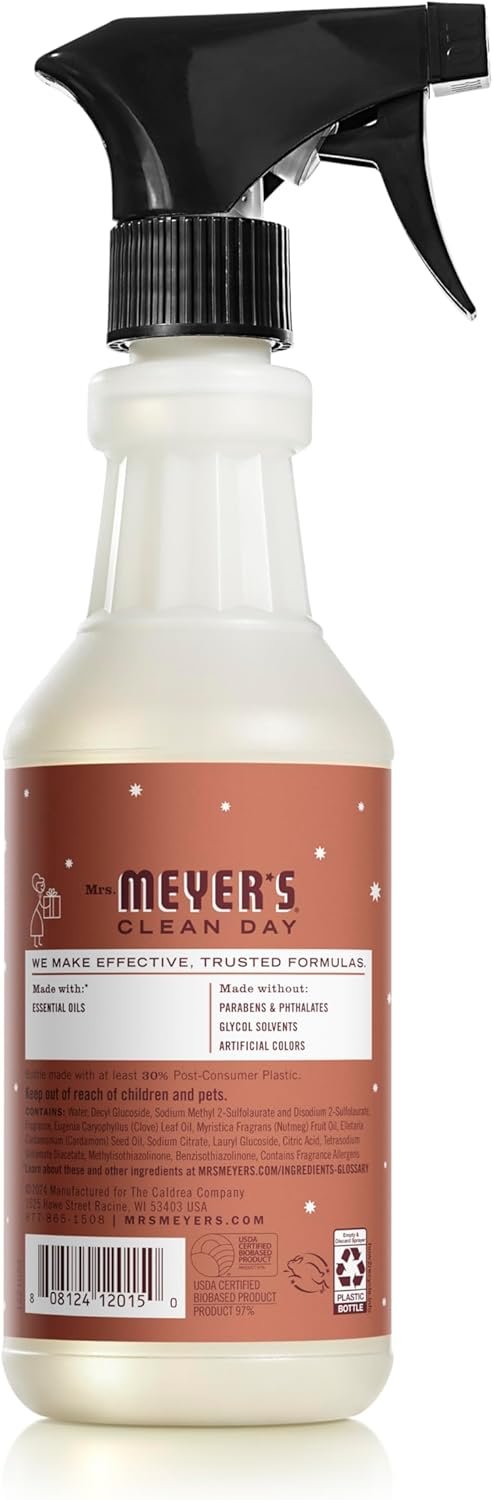 MRS. MEYER'S CLEAN DAY Multi-Surface Everyday Cleaner, Limited Edition Gingerbread Scent, 16 Ounce Bottle - Image 3