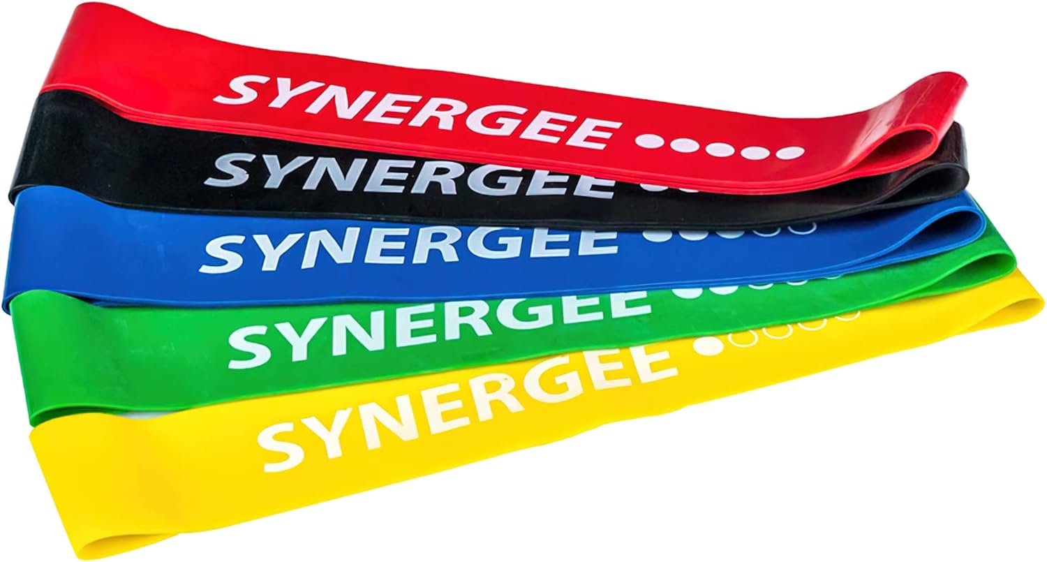 Synergee Exercise Fitness Resistance Band Mini Loop Bands That Perform Better When Working Out at Home or The Gym - Image 3