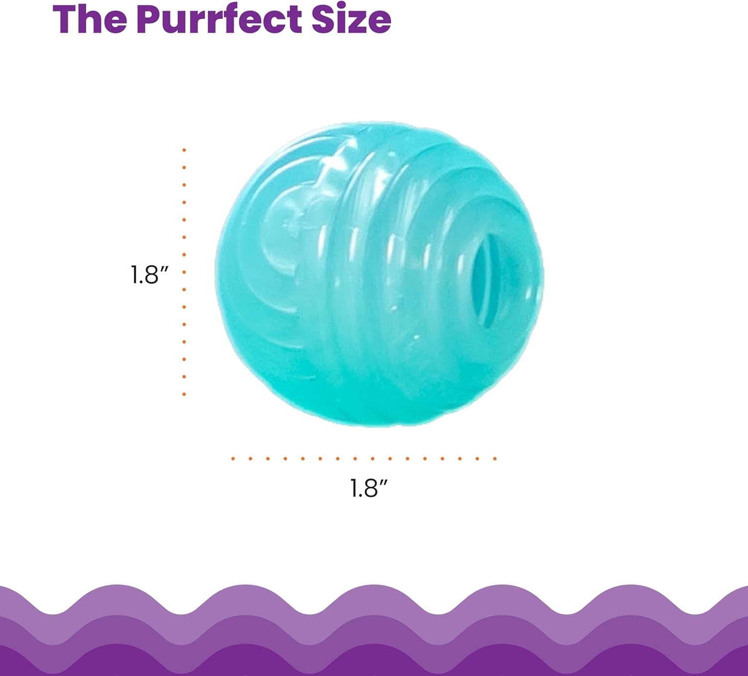 Catstages Ball Treat Stuffer Interactive Cat Toy, Green - Image 6