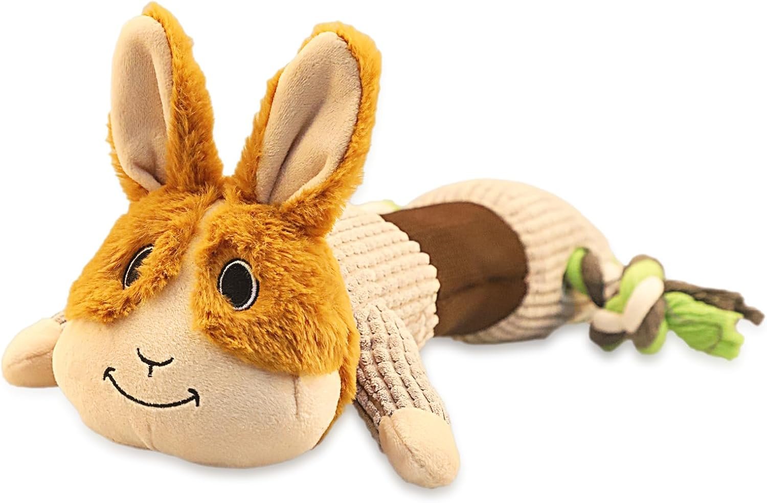 Squeaky Dog Toys Large Dog, Plush Dog Toy for Aggressive Chewers Dog Toys with Crinkle Paper and Squeaker Tug of War Dog Toys - Image 2