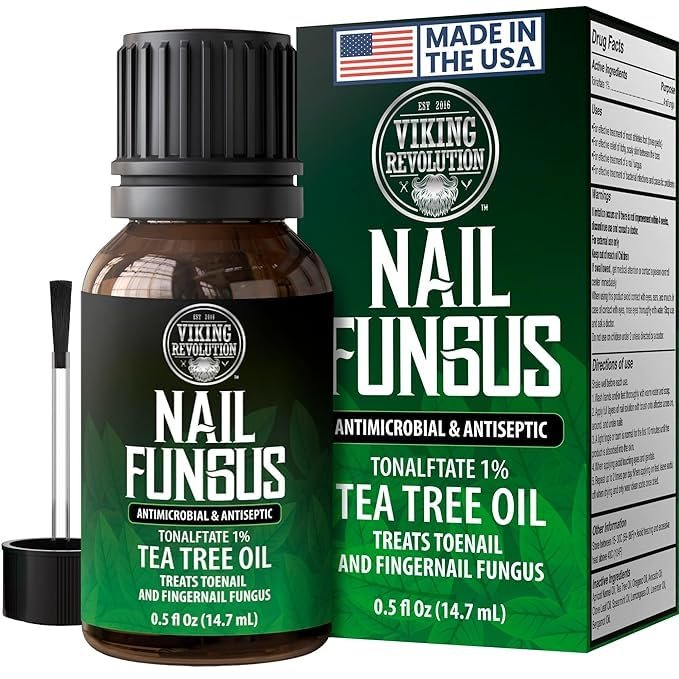 Viking Revolution Toenail Fungus Treatment Extra Strength with 1% Tolnaftate OTC - Nail Fungus Treatment for Toenail Tea Tree Oil Fungus Nail Treatment - Athletes Foot Toe Fungus Treatment Oregano Oil - Image 2