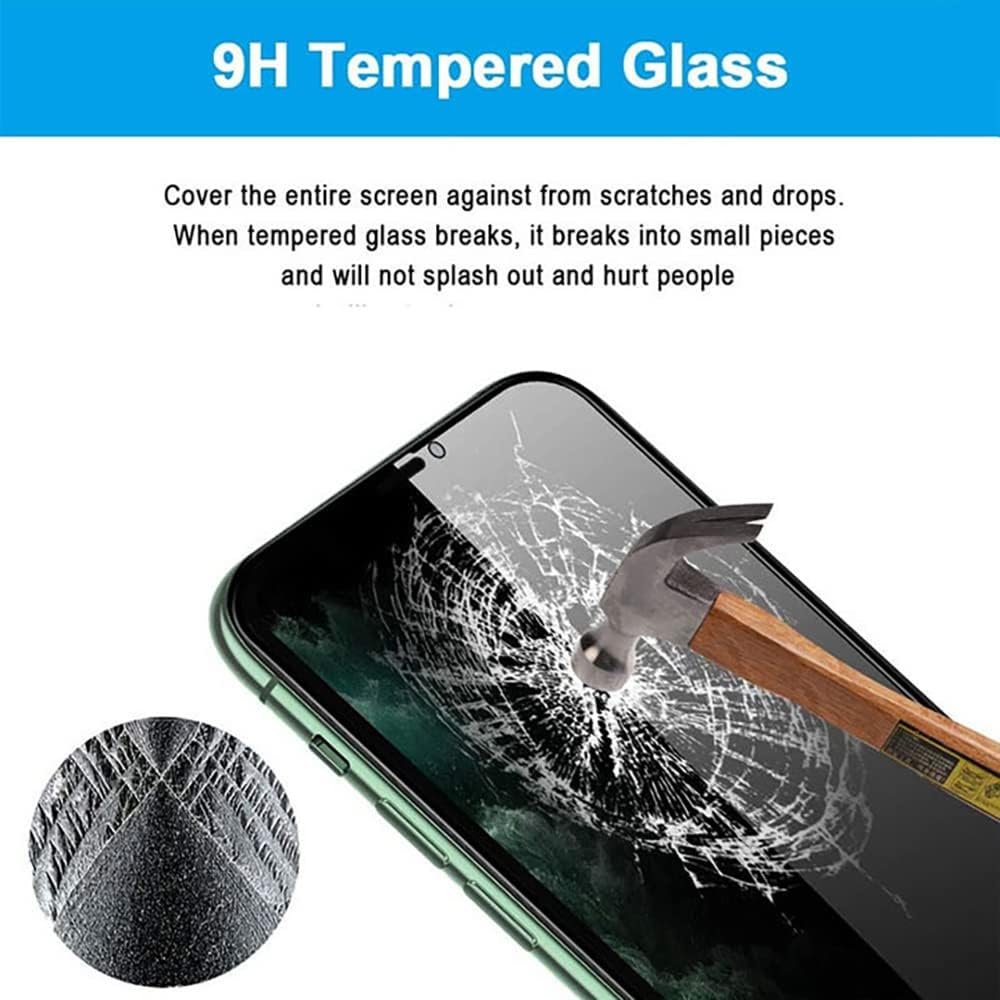 Privacy Screen Protector for iPhone 11/XR,OWRORA 2.5D Edge Full Coverage Anti-Spy 9H Tempered Glass, 6.1’-2 Pack - Image 6
