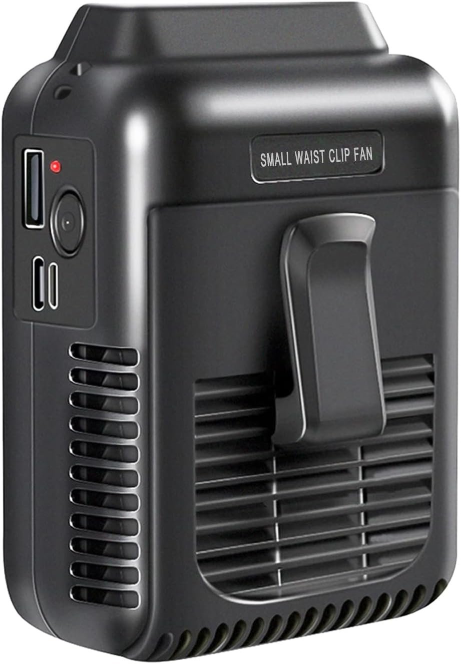 8000mAh upto 32H Portable Waist Clip Fan Personal Neck Fan Battery Powered Belt Fan Adjustable air outlet, 3 Speed, Body Fan for Outdoor Working, Camping, Hiking (8000mAh waist fan) - Image 2