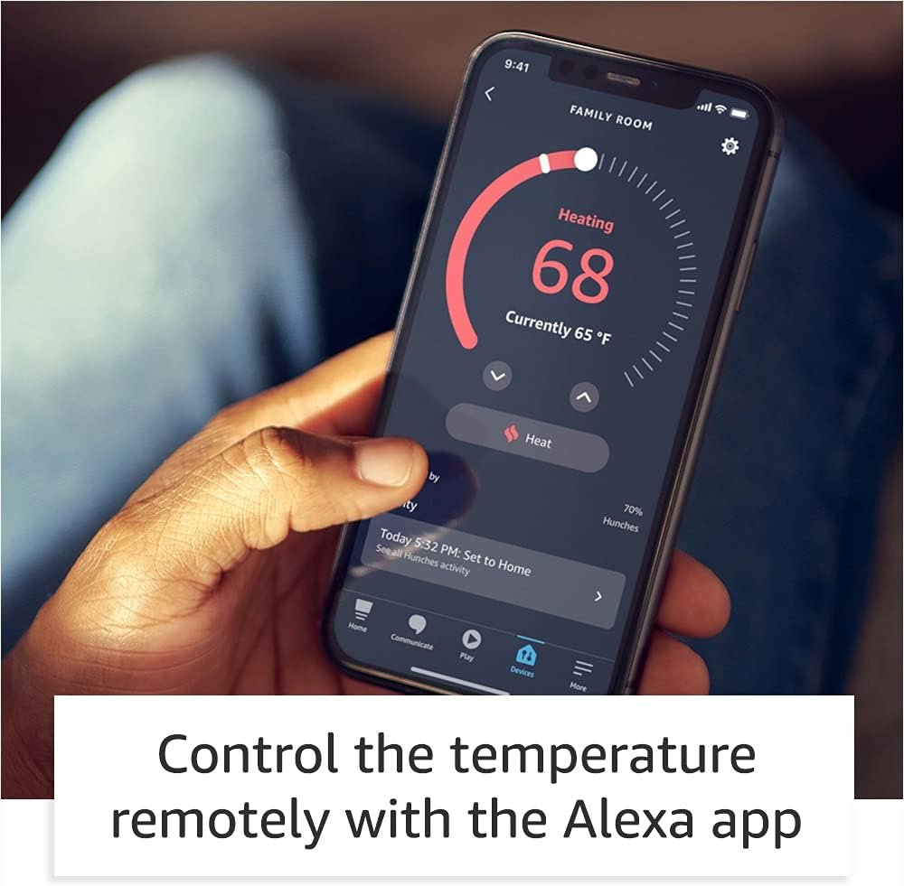 Amazon Smart Thermostat – Save money and energy - Works with Alexa and Ring - C-wire required - Image 6