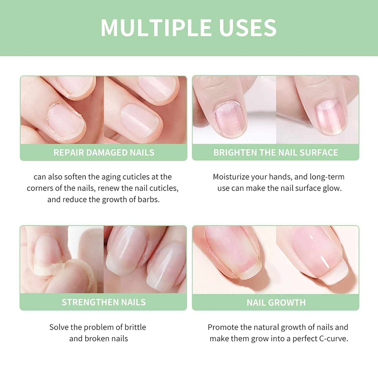 Nail Growth Oil Pen, Cuticle Oil Pen for Nail Growth, Nail Strengthener, Cuticle Oil for Nails, For Repair Damaged Nails, Add Shine, Strong Nail Surface, Growing Nails - Image 6