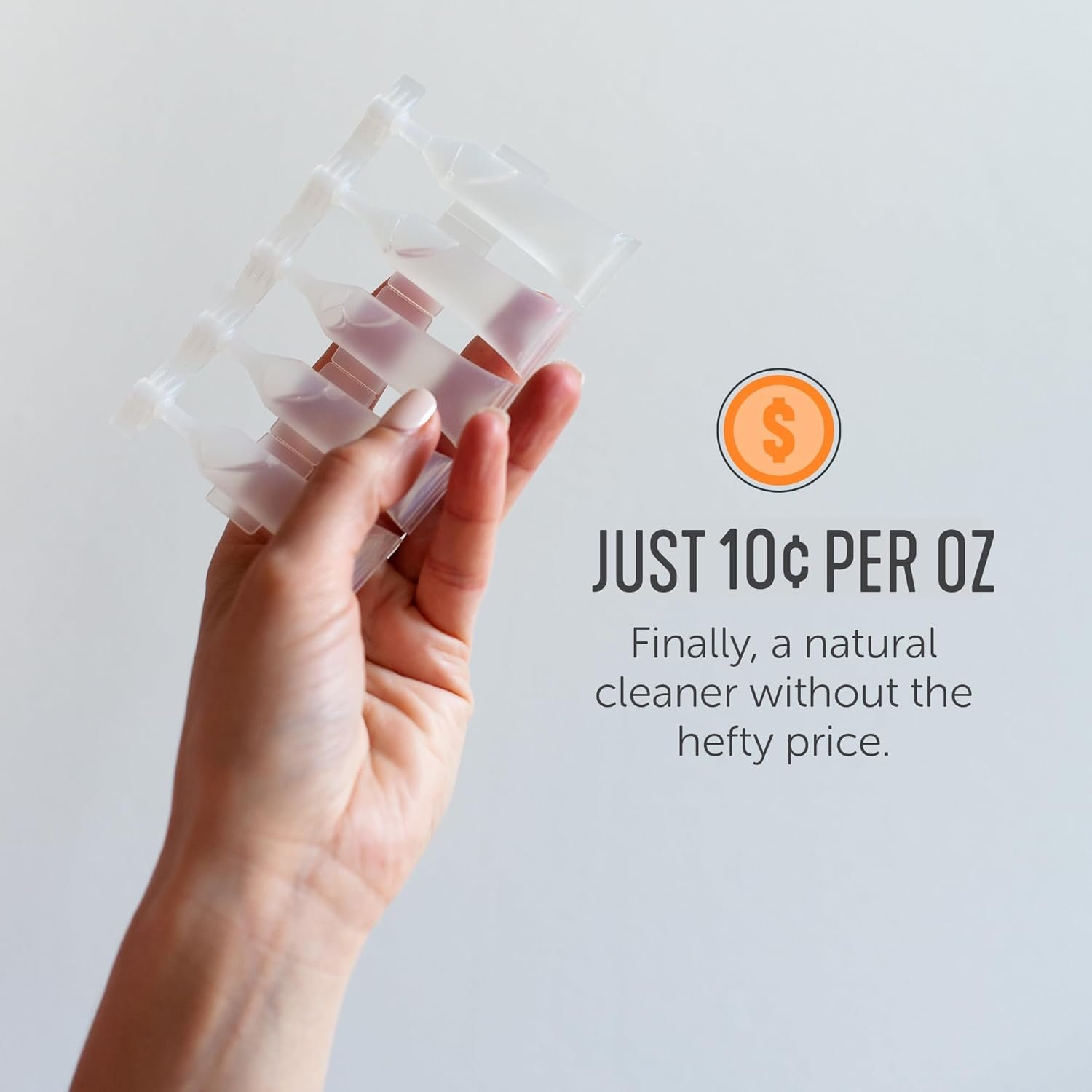 Force of Nature Activator Capsules - Concentrate Refills for Eco-Friendly, All Purpose Disinfectant Cleaning Spray - Kitchen, Bathroom, Toilet, Glass - Cleaning Supplies, 50 Count, Year Supply (3ml) - Image 4