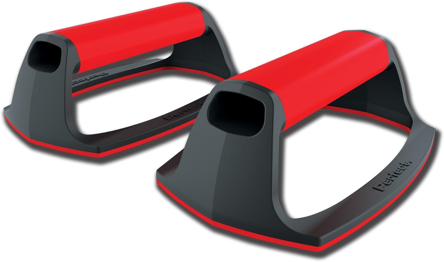 Perfect Fitness Pushup Stands- Enhance Your Workout And Engage More Muscles With Ergonomic Design and Non-Slip Bottom Treads - Image 2