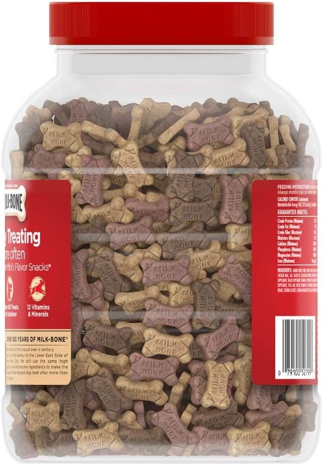 Two 36 oz. Canisters Milk-Bone Mini's Flavor Snacks, I AM Capable Magnet and Dogs Life Nation Branded Waste Bag Bundle - Image 4