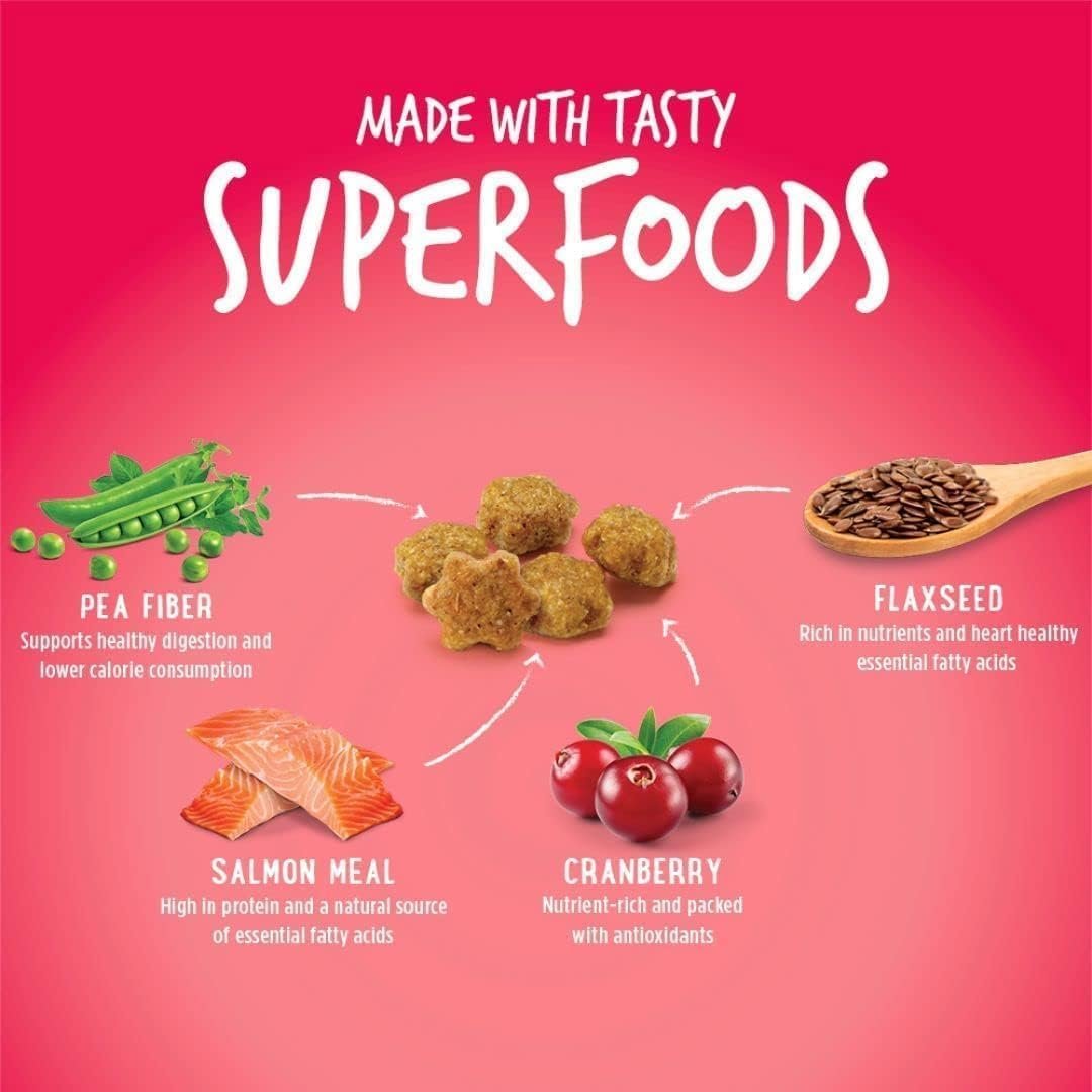 Fruitables Cat Treats | Crunchy Cat Treats | Healthy Low Calorie Cat Treats |Packed with Protein | Limited Ingredients| Made with Real Salmon & Cranberry | 2.5 oz (5 Pack) - Image 3