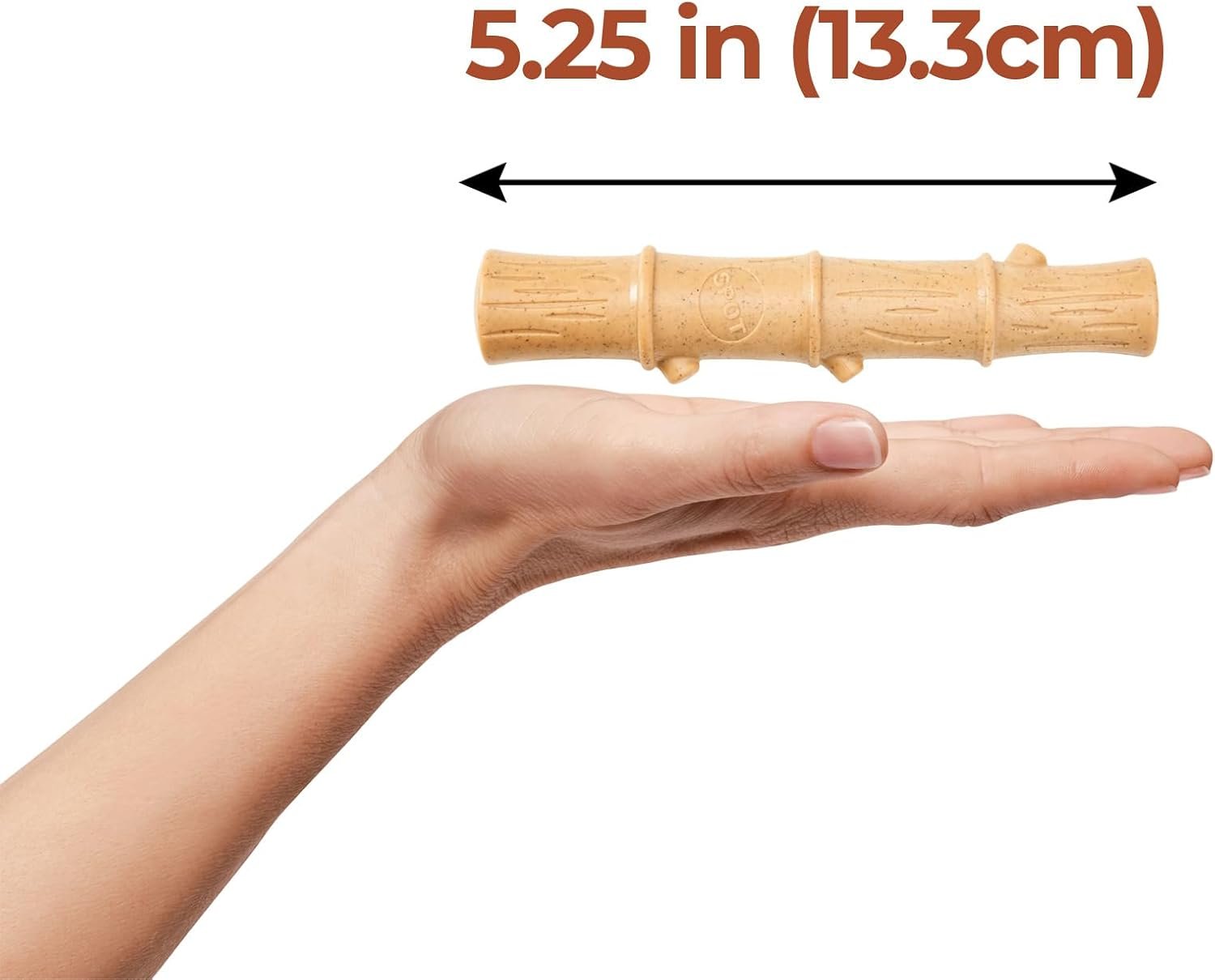 SPOT Bam-bones PLUS Bamboo Stick – Bamboo Fiber & Nylon, Durable Long Lasting Dog Chew for Aggressive Chewers – Great Toy for Adult Dogs & Puppies under 60lbs, Non-Splintering, 5.25in, Chicken Flavor - Image 5