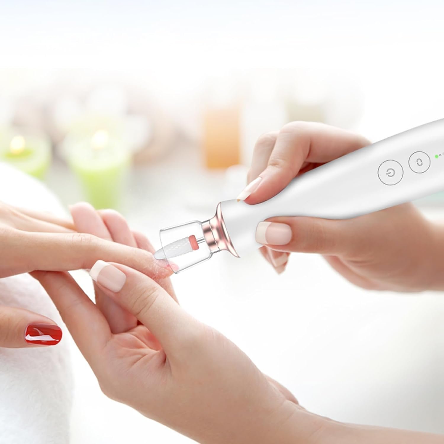 Professional Manicure Pedicure Kit with Charging Base: Cordless 20 in 1 Electric Nail File Set for Thick toenail, 5 Speeds Nail Drill Machine for Hand Feet Buffer Grinder Trimmer Men Woman Pets Baby - Image 9