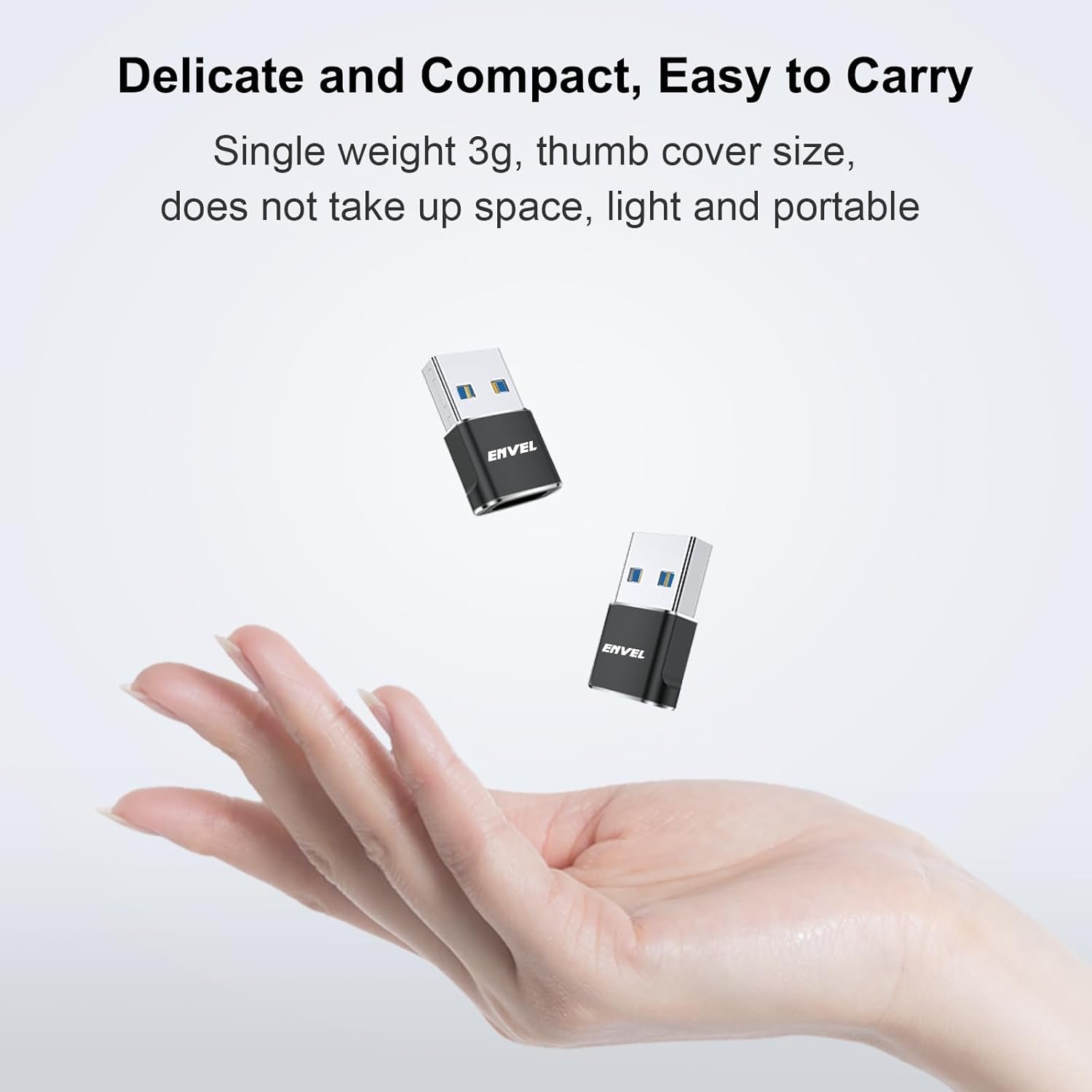 ENVEL USB C to USB Adapter, 4 Pack USB 3.0 to USB C Adapter, OTG Converter for Desktop Laptop Projector Charger Compatible with Apple iWatch iPhone 11 12 13 14 15 Galaxy S23 S22 iPad Air 4 5 Mini 6 - Image 8