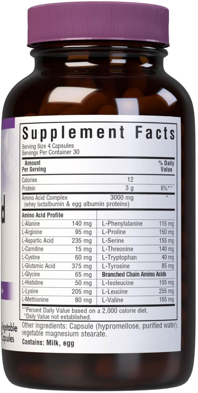 Amino Acid 750 mg 120 veg Capsules - Image 3