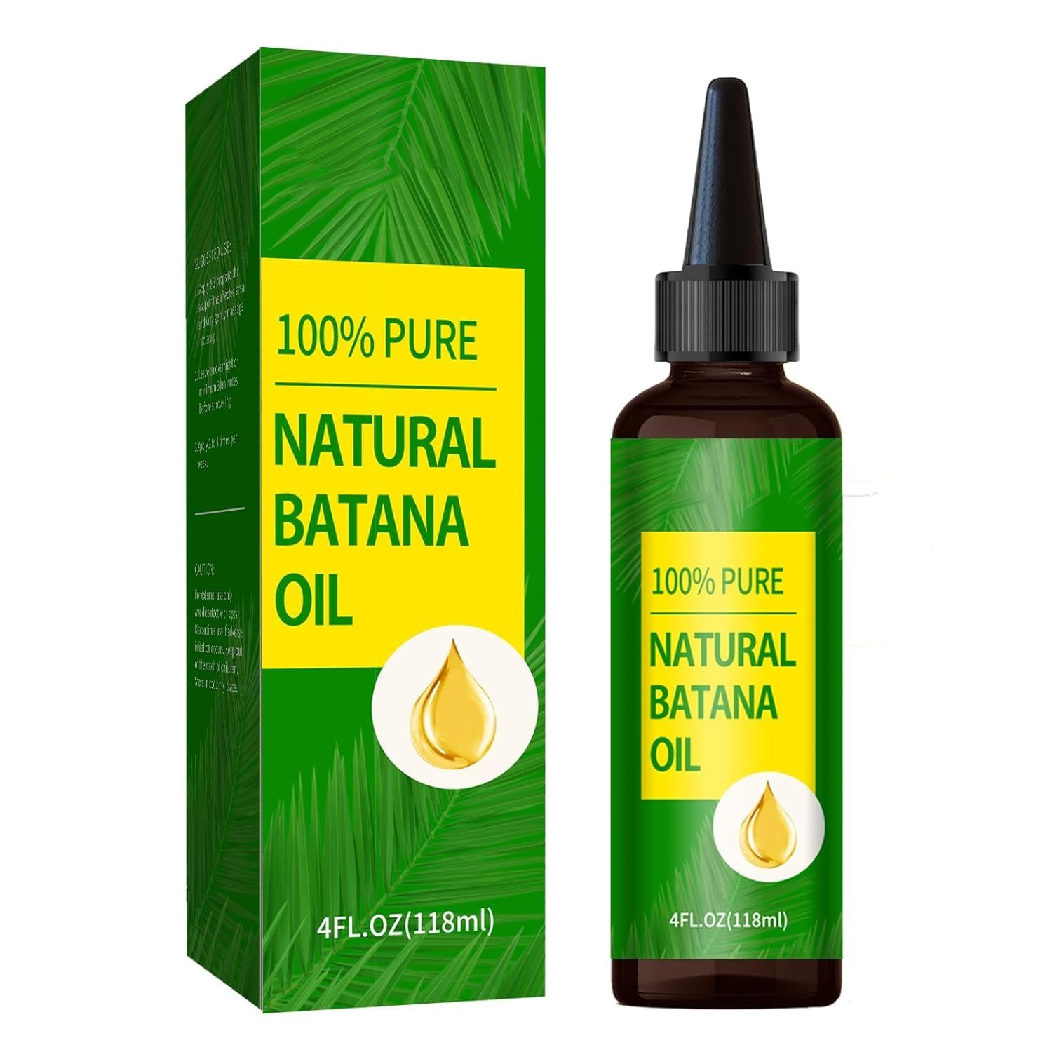 Batana Oil for Hair Growth - 100% Pure & Natural Raw Batana Oil, Dr Sebi Organic Oil from Honduras - For Thicker & Stronger Hair - 4 FL OZ - Image 2