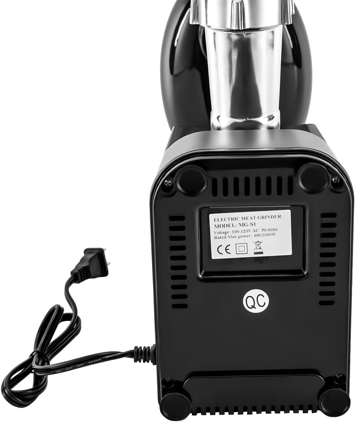 CNCEST Electric Meat Grinder,Electric Grinder 1000W For Meat with Attachments Sausage Maker,Stainless Steel Juicer,3 Grinding Plates Meat Grinder for Home Kitchen (black) - Image 10