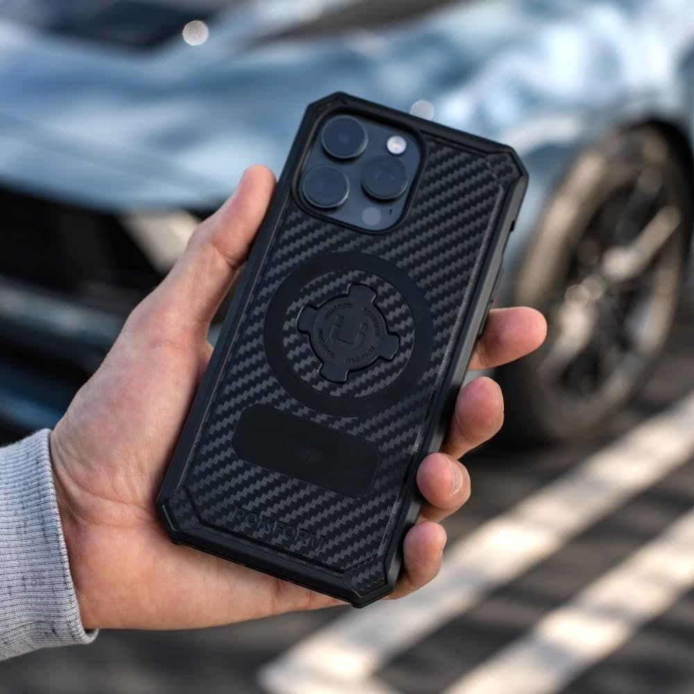 Rokform - iPhone 15 Pro Max Case, Rugged Series, Magnetic 15 Pro Max Cover with RokLock Twist Lock, Drop Tested Armor (Black) - Image 5