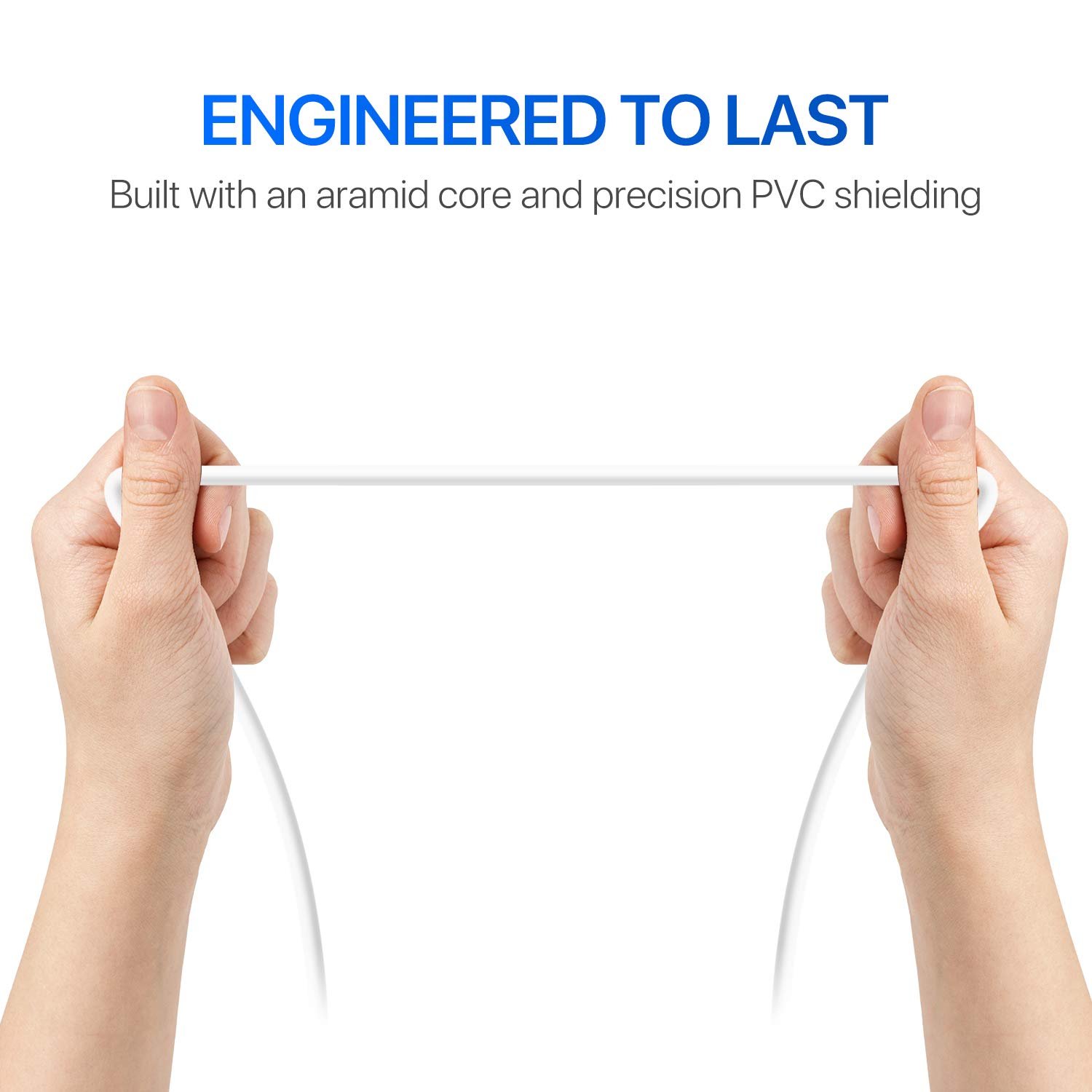 iPhone Charger AUNC 3PACK 6Feed Long Lightning to USB Charging Cable Fast Connector Data Sync Transfer Core Compatible with iPhone 14/iPhone 11/Xs Max/X/8/7/Plus/6S/6/SE/5S iPad - Image 7