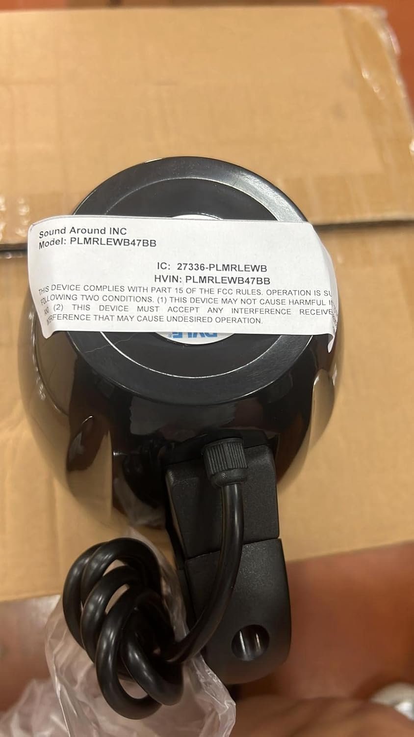 Pyle Waterproof Marine Wakeboard Tower Speakers - 4 Inch Dual Subwoofer Speaker Set w/LED Lights & Bluetooth for Wireless Music Streaming - Boat Audio System w/Mounting Clamps PLMRLEWB47BB - Image 10