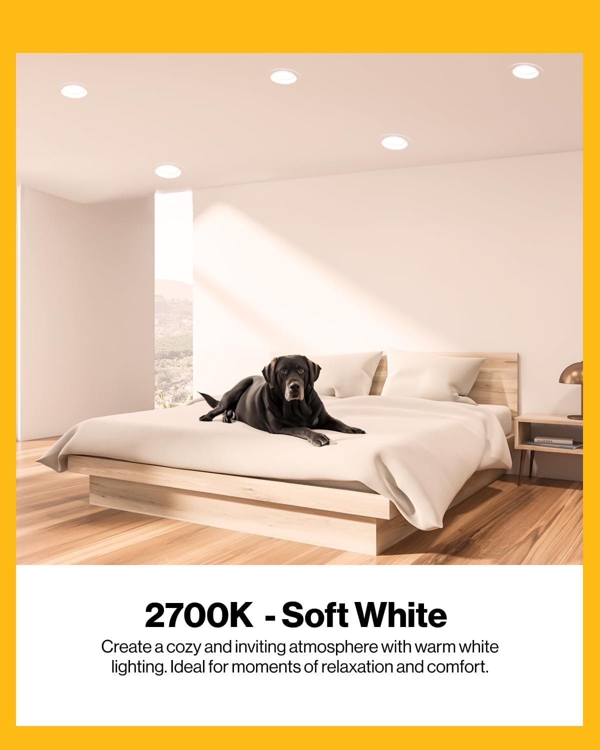 Sunco BR30 LED Bulbs 1600 Lumens, Indoor Flood Lights 16W Equivalent 100W, 2700K Soft White, E26 Base Interior Dimmable Recessed Can Light Bulbs - UL Listed 6 Pack - Image 4