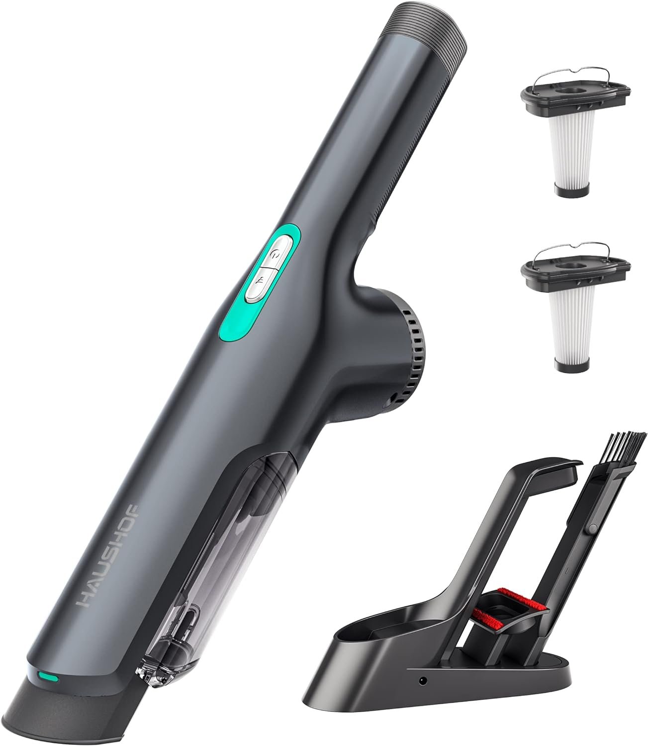HAUSHOF Handheld Vacuum Cordless, 120W Brushless Motor, lightweight, Portable, Fast-Charging Hand Vac with 12000Pa Powerful Suction and Multifunctional Attachments, Ideal for Home, Office, Pet and Car - Image 2