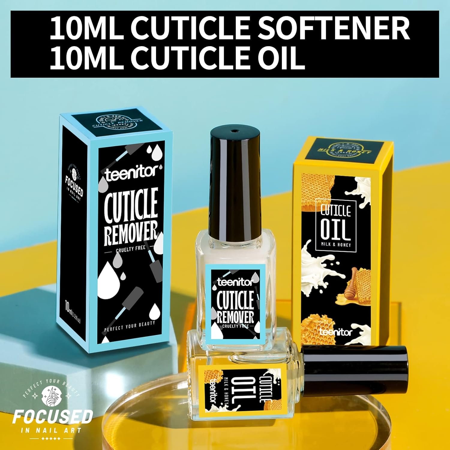 Teenitor Cuticle Care kit with Cuticle Remover and Cuticle Oil, Cuticle Softner and Cuticle Revitalizing Oil, Cuticle Remover Oil - Image 3