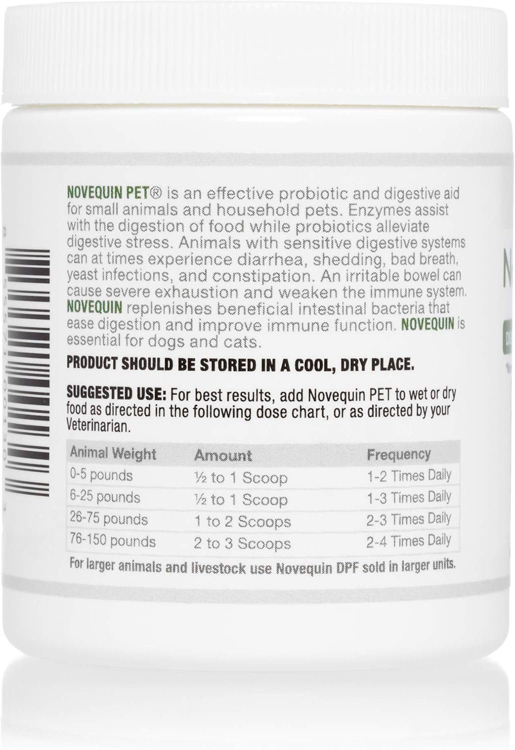 Arthur Andrew Medical, Novequin PET, Digestive Probiotic Formula for Pets, Prebiotics, Probiotics, and Enzymes, Non-GMO, 90 Grams (90 Servings) - Image 5